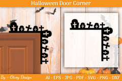 Halloween Door Corner SVG Bundle - CraftNest - Digital Crafting and Art