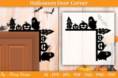Halloween Door Corner SVG Bundle - CraftNest - Digital Crafting and Art