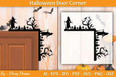 Halloween Door Corner SVG Bundle - CraftNest - Digital Crafting and Art