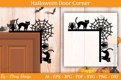 Halloween Door Corner SVG Bundle - CraftNest - Digital Crafting and Art