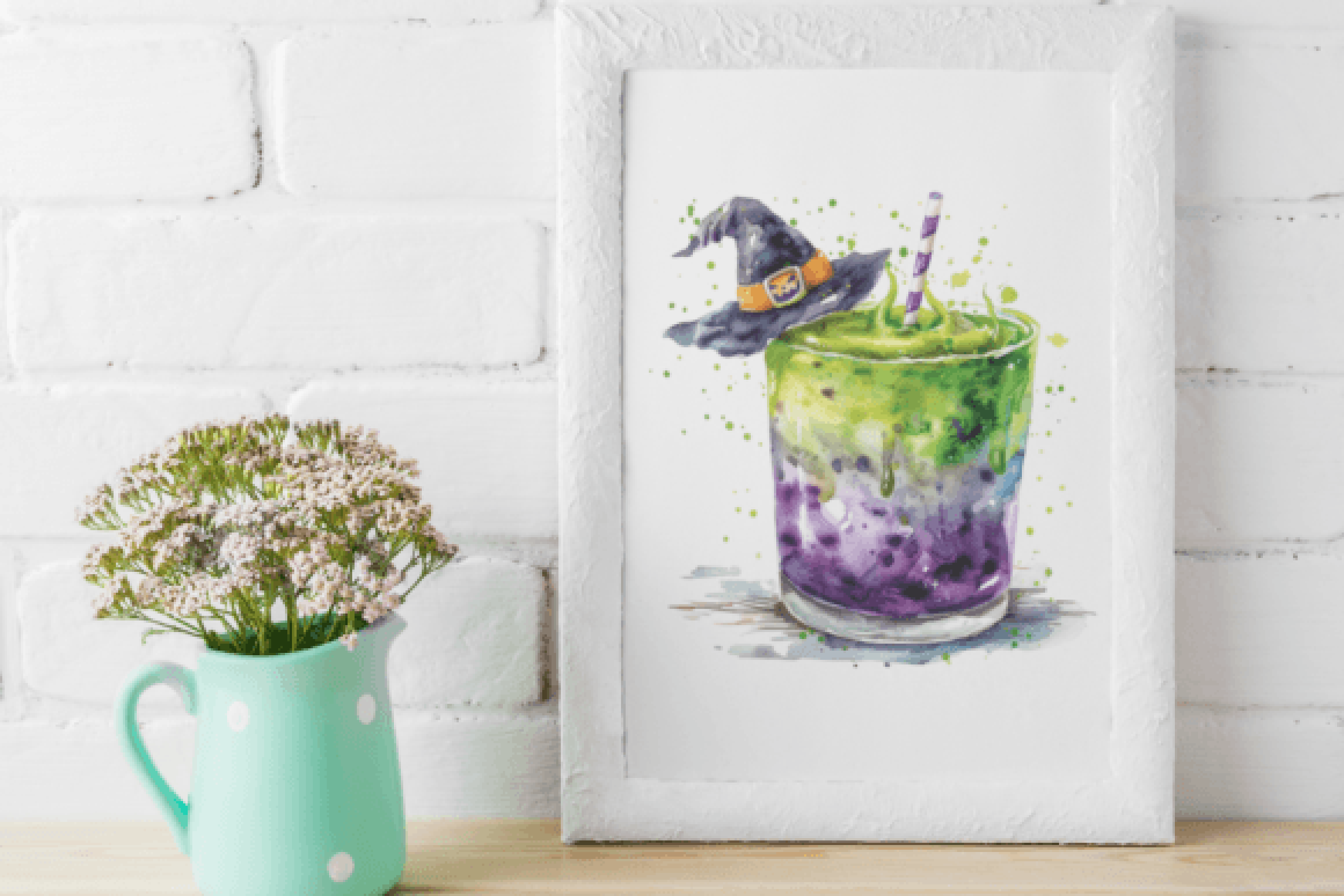 Halloween Drinks Clipart Bundle