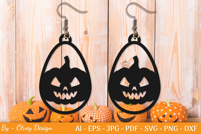 Halloween Earring SVG Bundle - CraftNest - Digital Crafting and Art
