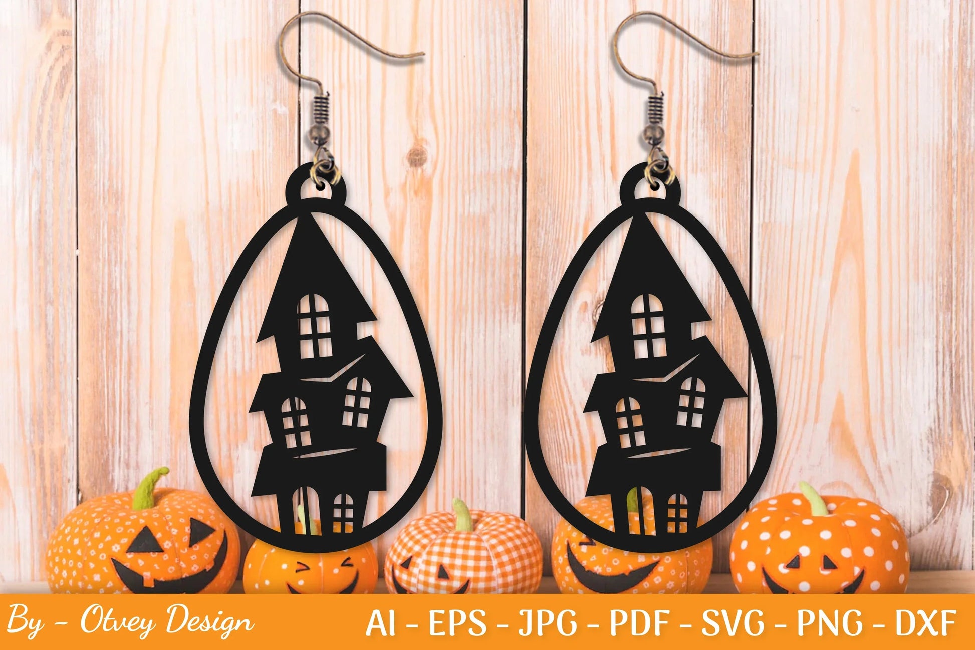 Halloween Earring SVG Bundle - CraftNest - Digital Crafting and Art