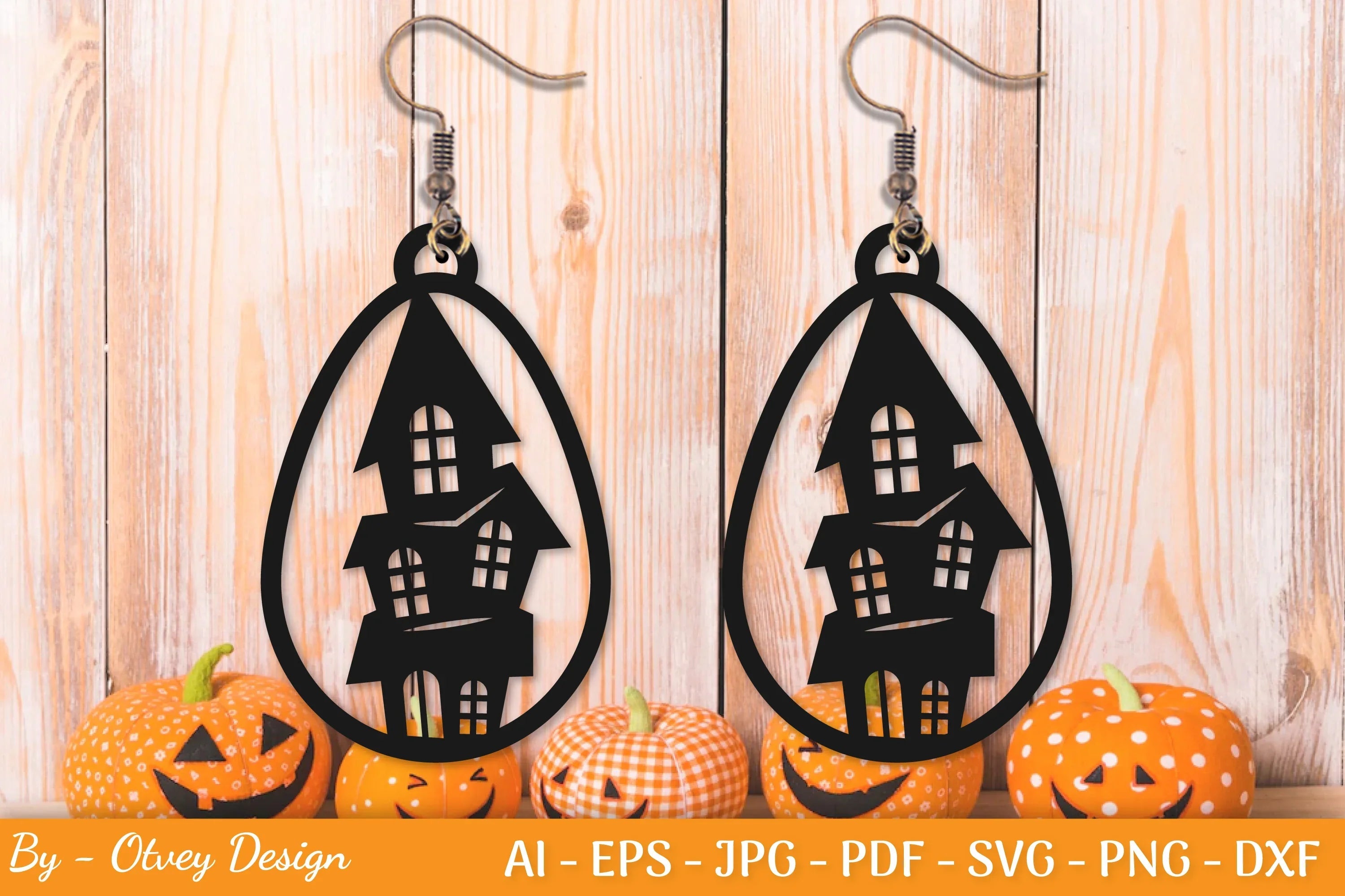 Halloween Earring SVG Bundle - CraftNest - Digital Crafting and Art