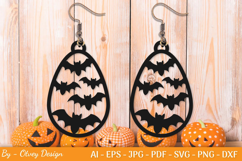 Halloween Earring SVG Bundle - CraftNest - Digital Crafting and Art