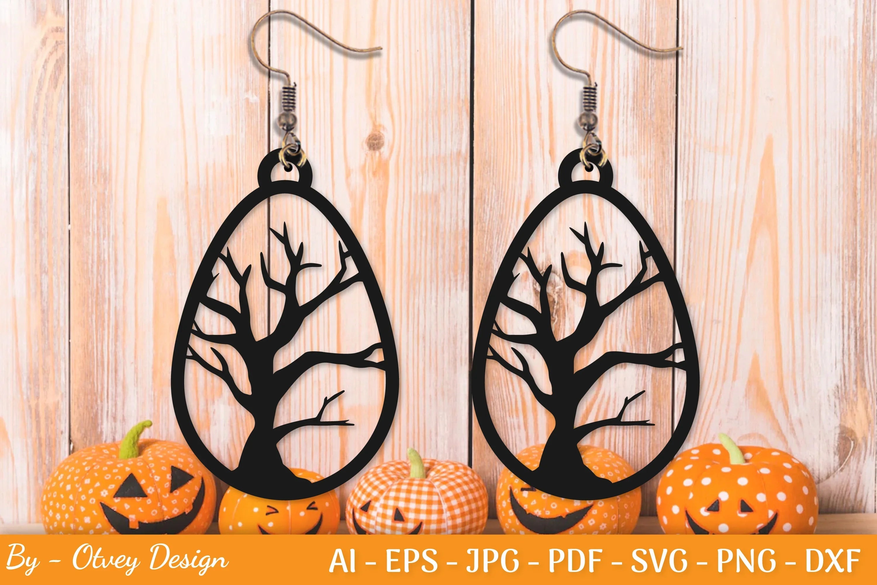 Halloween Earring SVG Bundle - CraftNest - Digital Crafting and Art