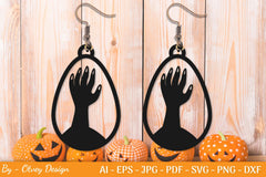 Halloween Earring SVG Bundle - CraftNest - Digital Crafting and Art
