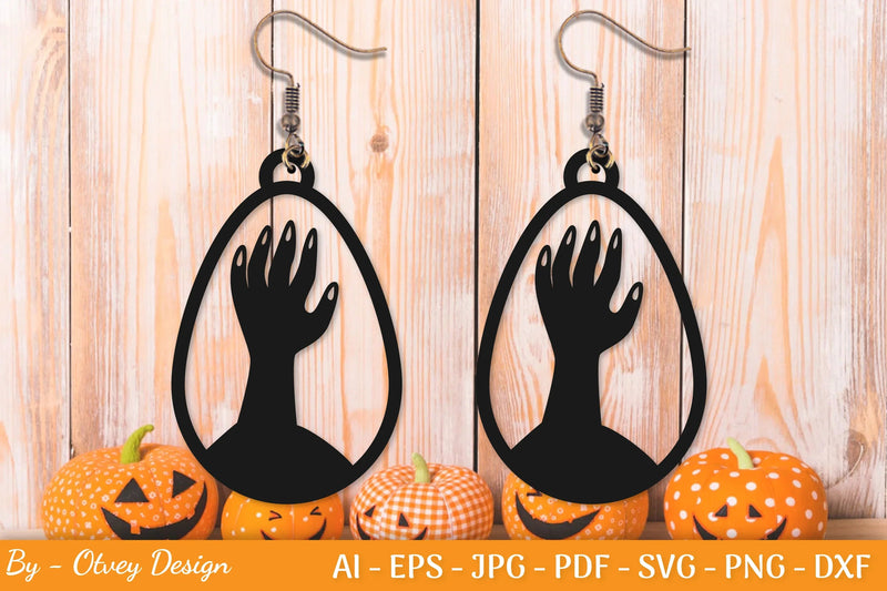 Halloween Earring SVG Bundle - CraftNest - Digital Crafting and Art