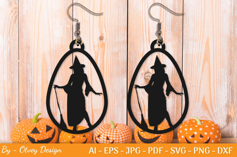 Halloween Earring SVG Bundle - CraftNest - Digital Crafting and Art