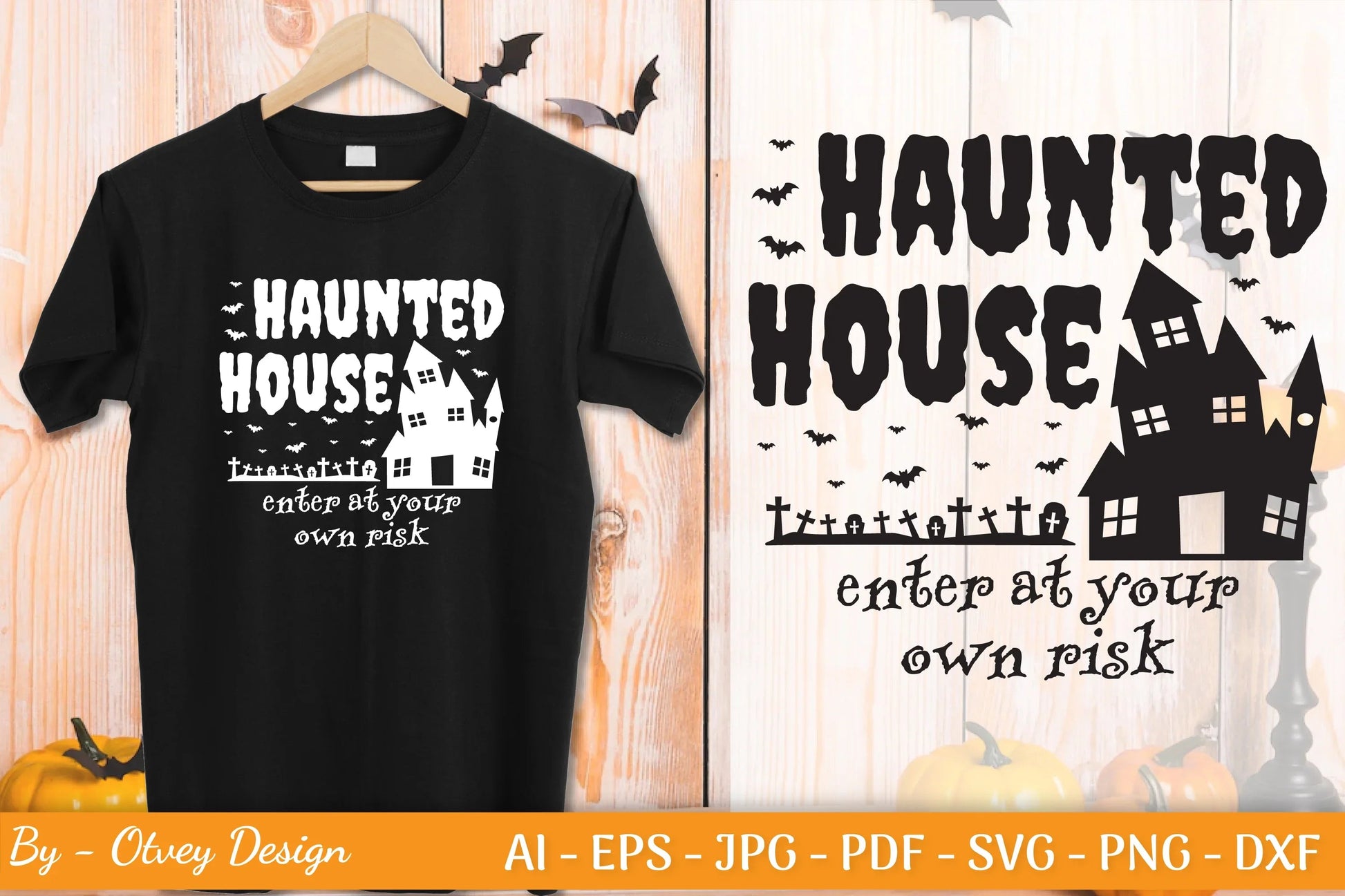 Halloween Farmhouse Sign SVG Bundle - CraftNest - Digital Crafting and Art