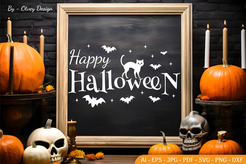 Halloween Farmhouse Sign SVG Bundle - CraftNest - Digital Crafting and Art