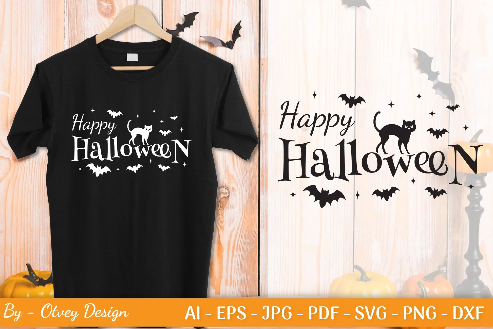 Halloween Farmhouse Sign SVG Bundle - CraftNest - Digital Crafting and Art