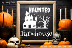 Halloween Farmhouse Sign SVG Bundle - CraftNest - Digital Crafting and Art