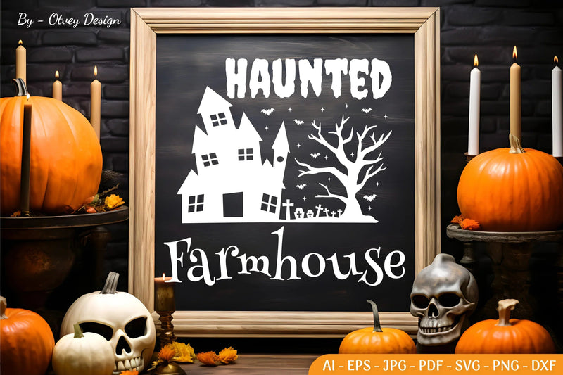 Halloween Farmhouse Sign SVG Bundle - CraftNest - Digital Crafting and Art