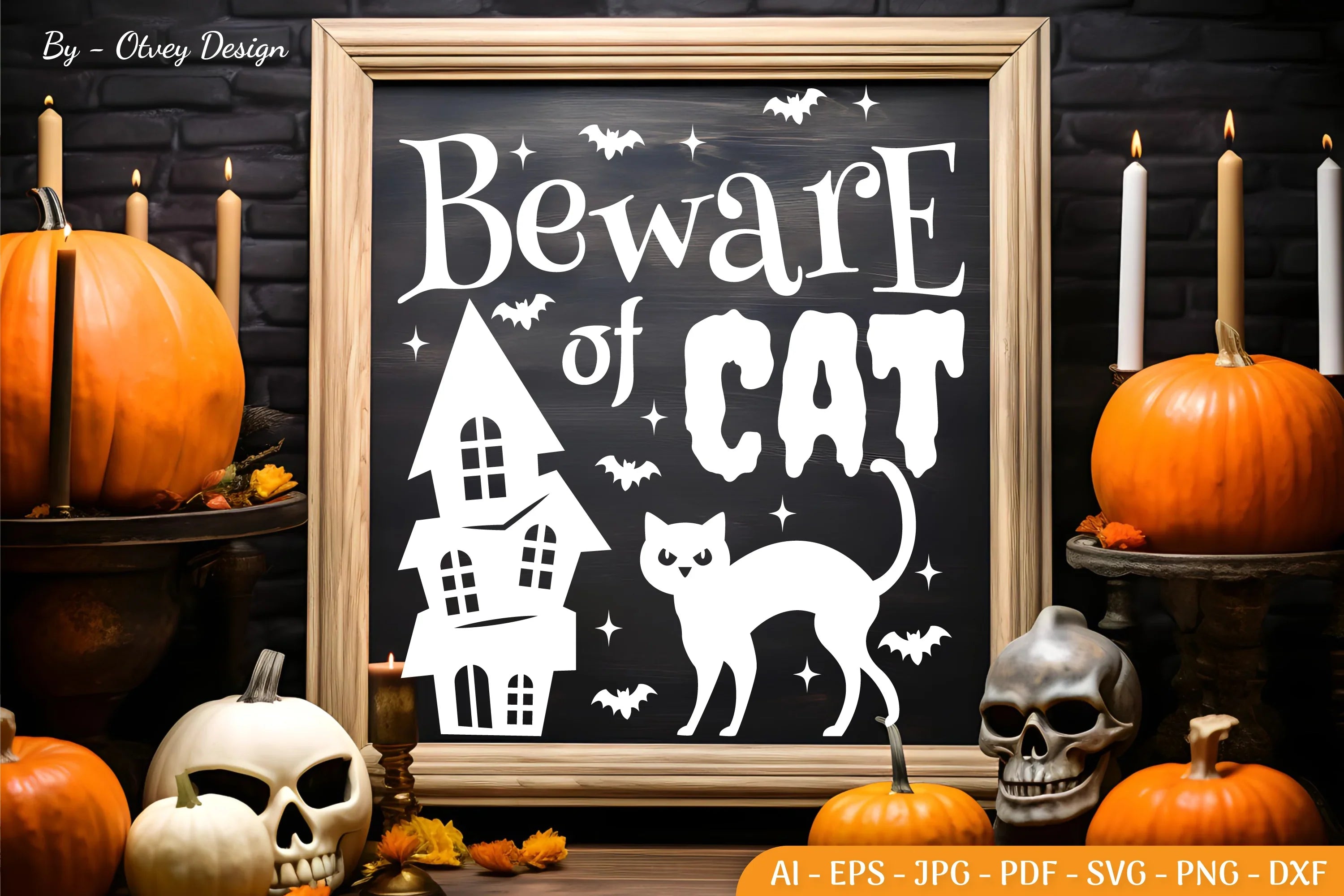 Halloween Farmhouse Sign SVG Bundle - CraftNest - Digital Crafting and Art