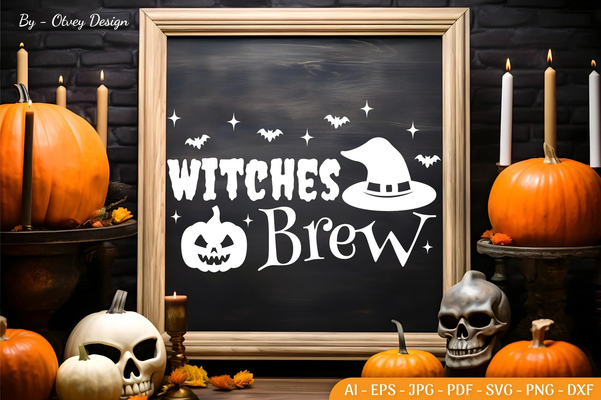 Halloween Farmhouse Sign SVG Bundle - CraftNest - Digital Crafting and Art