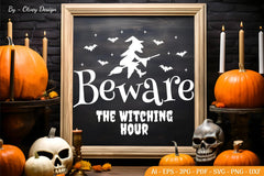 Halloween Farmhouse Sign SVG Bundle - CraftNest - Digital Crafting and Art