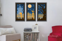 Halloween Scene Layered Papercut SVG Bundle - CraftNest - Digital Crafting and Art