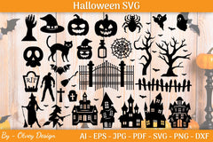 Halloween Silhouette SVG Bundle - CraftNest - Digital Crafting and Art