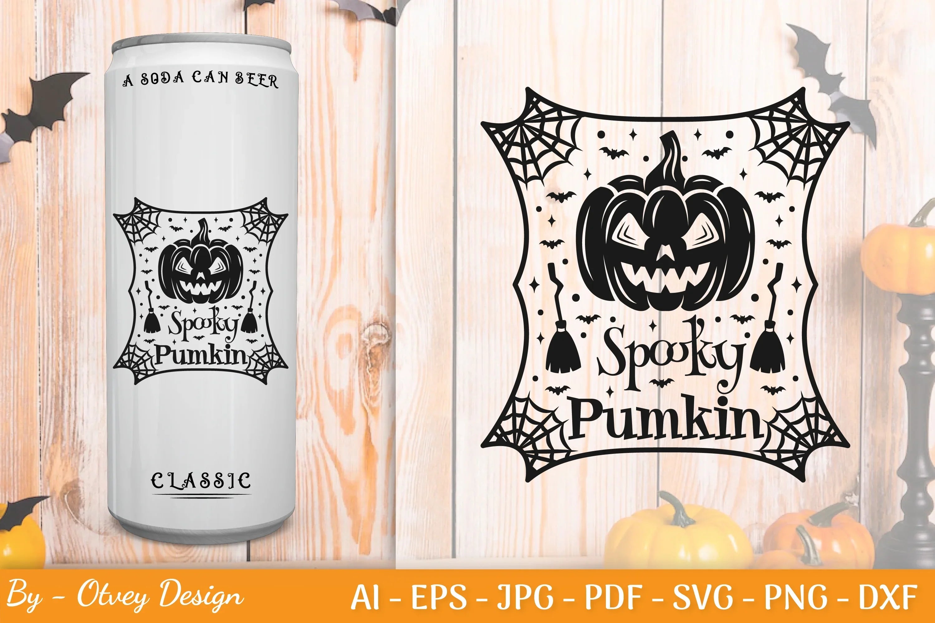 Halloween Spooky Label SVG Bundle - CraftNest - Digital Crafting and Art