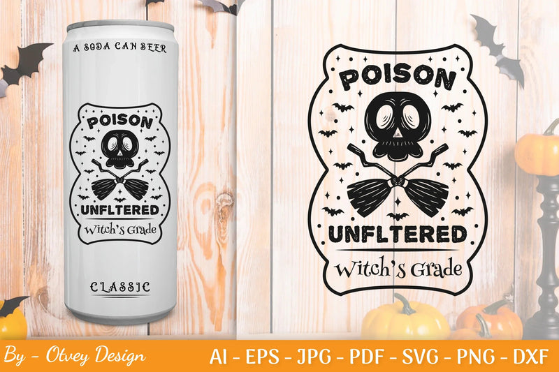 Halloween Spooky Label SVG Bundle - CraftNest - Digital Crafting and Art