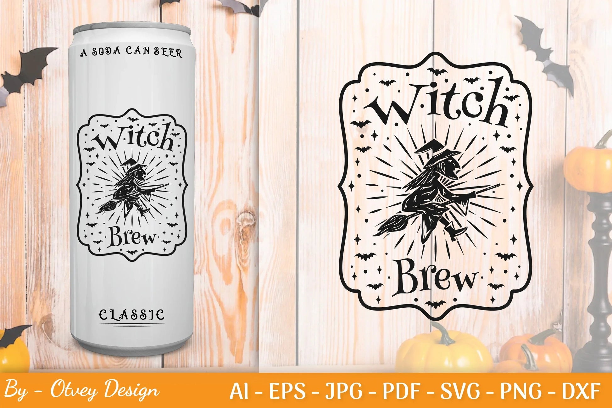 Halloween Spooky Label SVG Bundle - CraftNest - Digital Crafting and Art