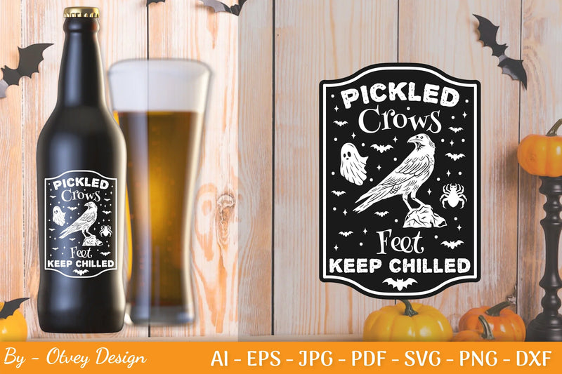 Halloween Spooky Label SVG Bundle - CraftNest - Digital Crafting and Art