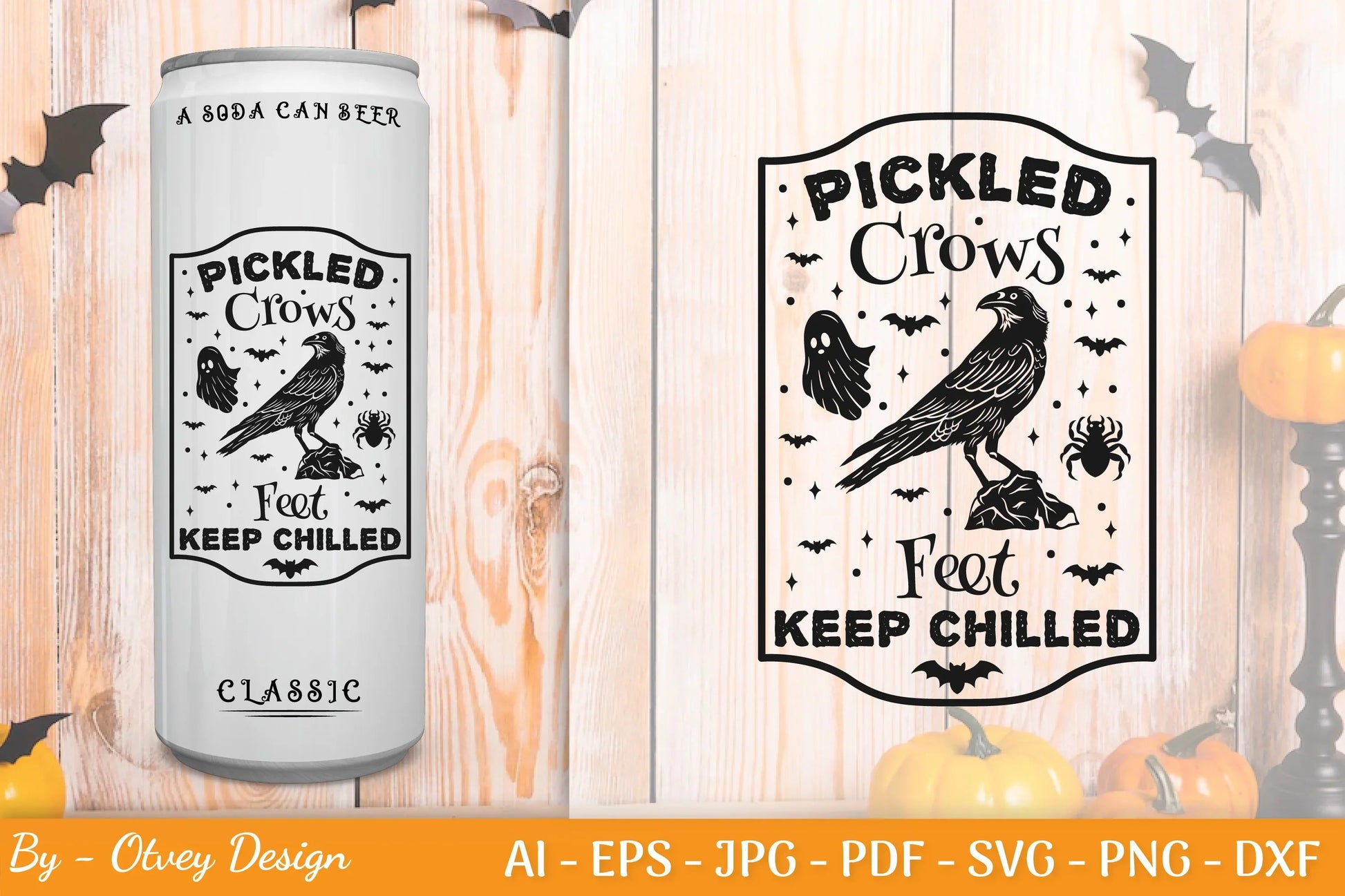 Halloween Spooky Label SVG Bundle - CraftNest - Digital Crafting and Art