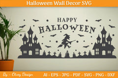 Halloween Wall Decor Silhouette SVG Bundle - CraftNest - Digital Crafting and Art