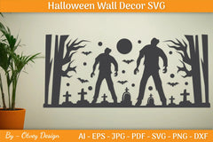 Halloween Wall Decor Silhouette SVG Bundle - CraftNest - Digital Crafting and Art