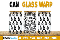Halloween 16 oz Can Glass Wrap SVG Bundle55 - CraftNest - Digital Crafting and Art