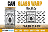 Halloween 16 oz Can Glass Wrap SVG Bundle