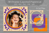 Halloween 3D Frame Layered Papercut SVG Bundle