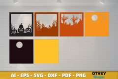 Halloween 3D Shadow Box SVG Bundle 18 - CraftNest - Digital Crafting and Art