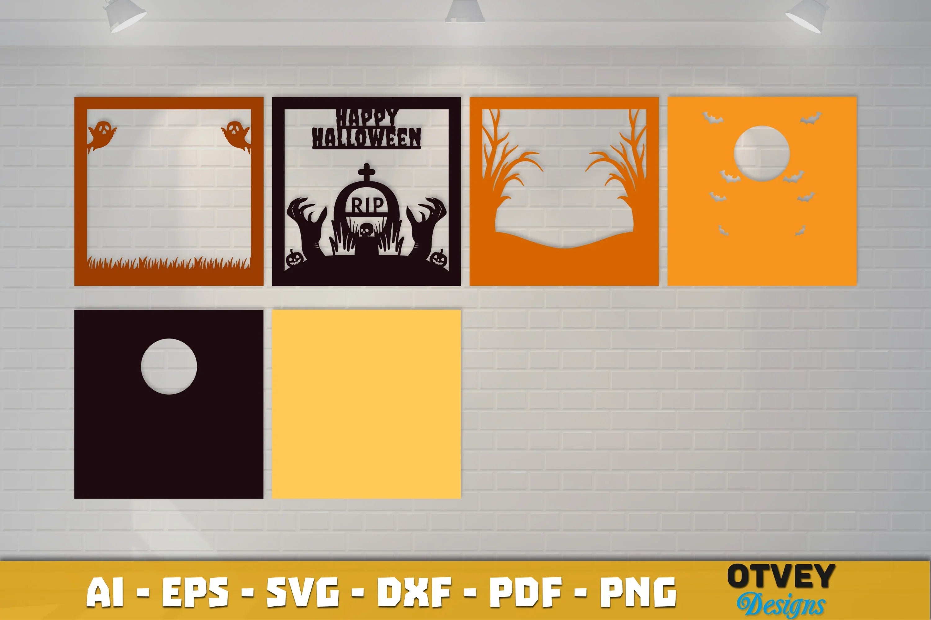 Halloween 3D Shadow Box SVG Bundle 20 - CraftNest - Digital Crafting and Art