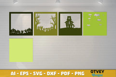 Halloween 3D Shadow Box SVG Bundle 22 - CraftNest - Digital Crafting and Art