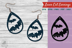 Halloween Bat Earrings Design Clipart Bundle - CraftNest - Digital Crafting and Art