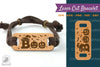 Halloween Boo Laser Cut Bracelet SVG Bundle