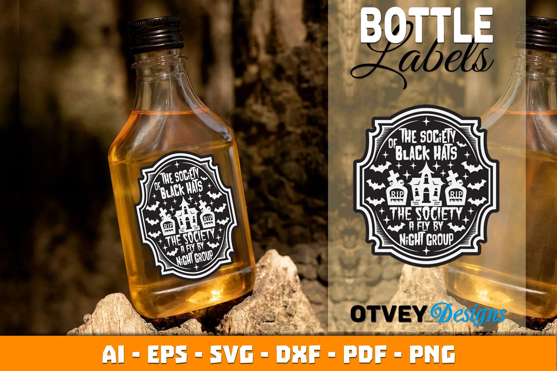 Halloween Witch Potion Bottle Labels SVG Bundle 12 - CraftNest - Digital Crafting and Art