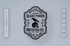 Halloween Bottle Label SVG Bundle 9 - CraftNest - Digital Crafting and Art