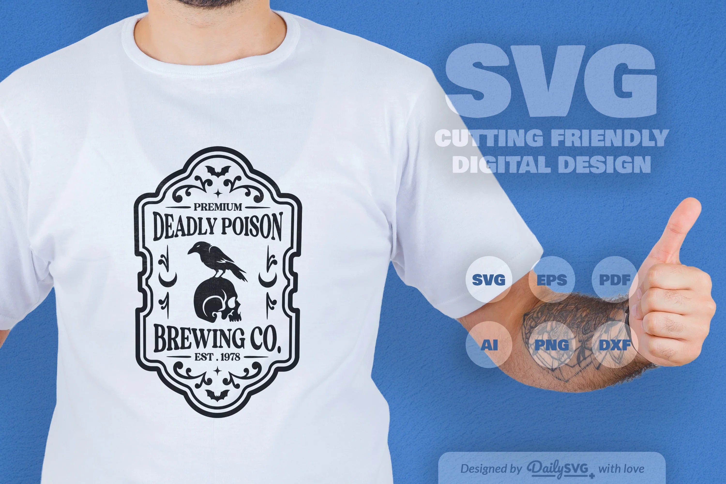 Halloween Bottle Label SVG Bundle 9 - CraftNest - Digital Crafting and Art
