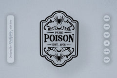 Halloween Bottle Label SVG Bundle 7 - CraftNest - Digital Crafting and Art