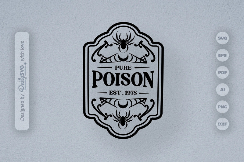 Halloween Bottle Label SVG Bundle 7 - CraftNest - Digital Crafting and Art