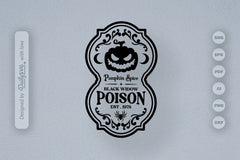 Halloween Bottle Label SVG Bundle 11 - CraftNest - Digital Crafting and Art