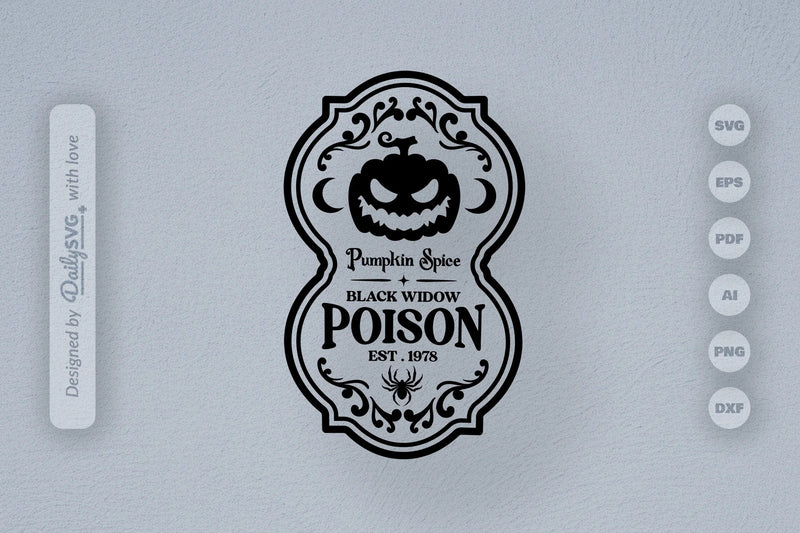 Halloween Bottle Label SVG Bundle 11 - CraftNest - Digital Crafting and Art