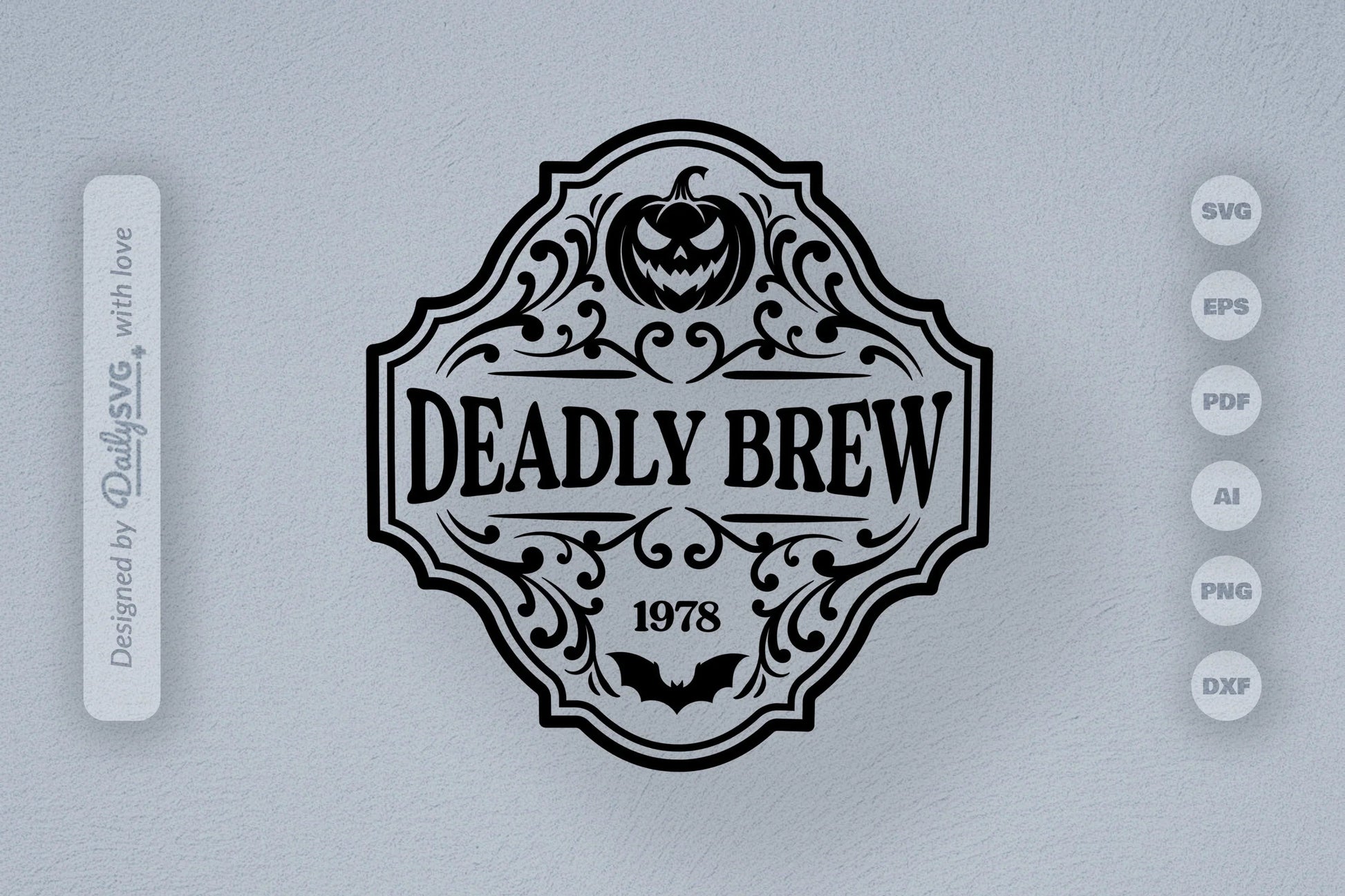 Halloween Bottle Label SVG Bundle 4 - CraftNest - Digital Crafting and Art