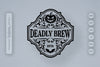 Halloween Bottle Label SVG Bundle