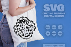 Halloween Bottle Label SVG Bundle 4 - CraftNest - Digital Crafting and Art