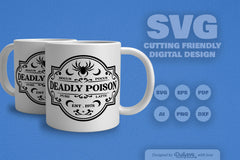 Halloween Bottle Label SVG Bundle 3 - CraftNest - Digital Crafting and Art