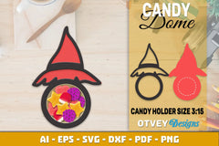 Halloween Candy Dome Designs SVG Bundle 3 - CraftNest - Digital Crafting and Art